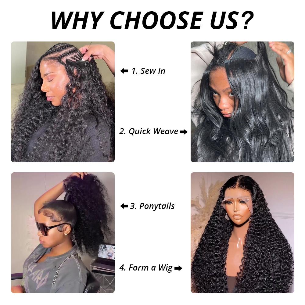 Loose Wave Bundles Brazilian Virgin Hair for Sew in 3 Bundles Human Hair Salon Quality Quick Weave Loose Wave Bundles Brazilian Virgin Hair for Sew in 3 Bundles Human Hair Salon Quality Quick Weave