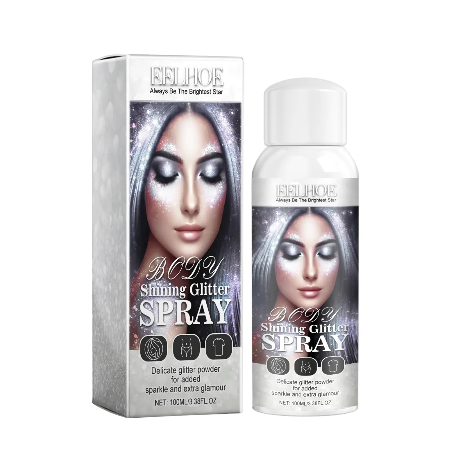 Radiate Confidence, Glow from Head to Toe: Body Shimmer Spray for a Brilliant You