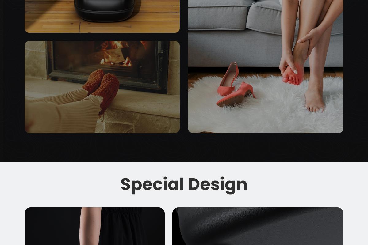 RENPHO Shiatsu Foot Massager with Heat, Air Compression for Circulation, Spring Glow Up Foot Massager Machine for Plantar Fasciitis Gift Choice for Man Women Size Up to 11