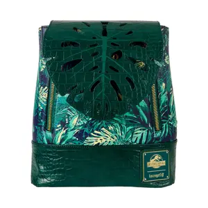 Loungefly Jurassic World Jungle Velociraptor Drawstring Mini Backpack