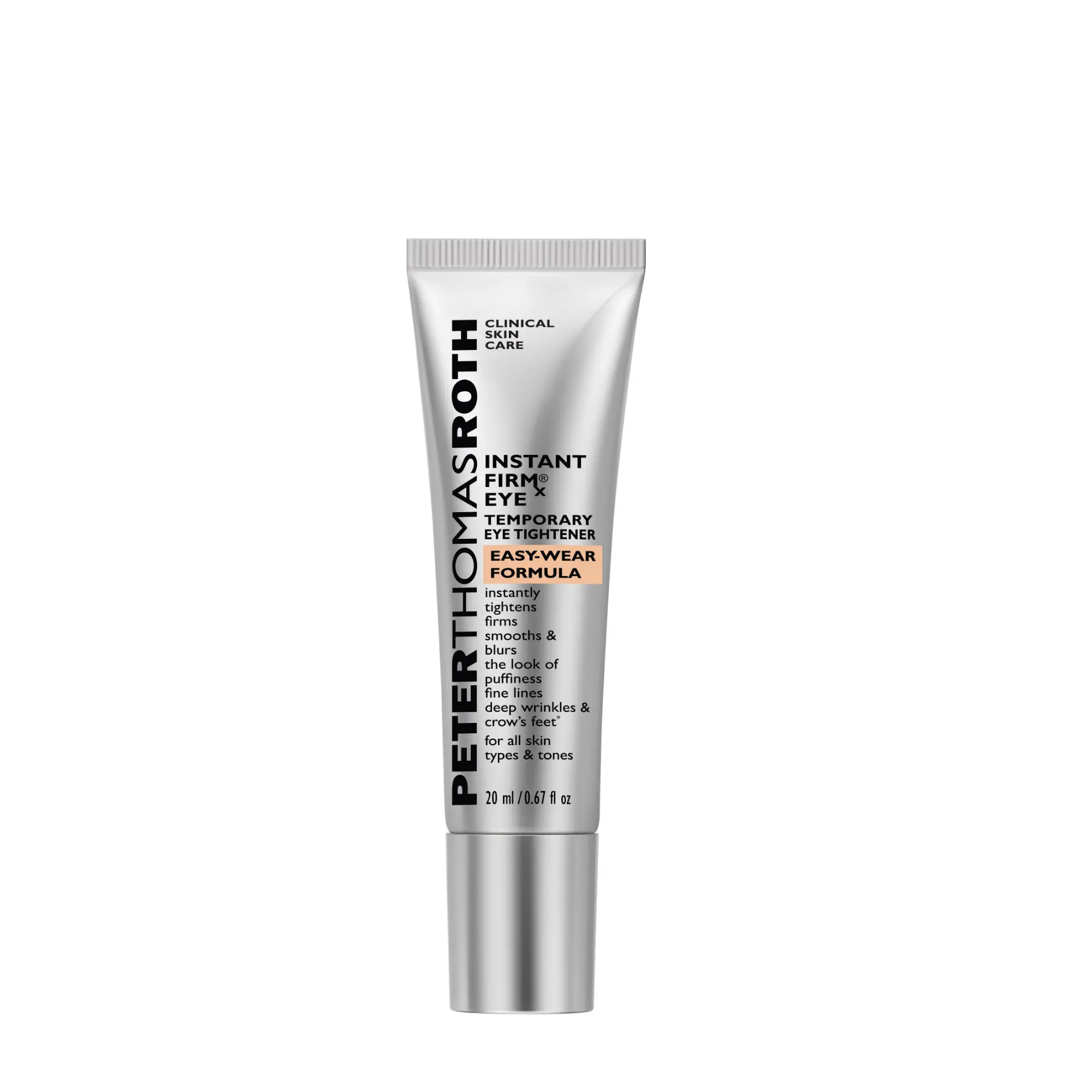 Peter Thomas Roth Instant FIRMx Eye Temporary Eye Tightener Easy Wear Formula (20 ml) No Brush Refill Tube