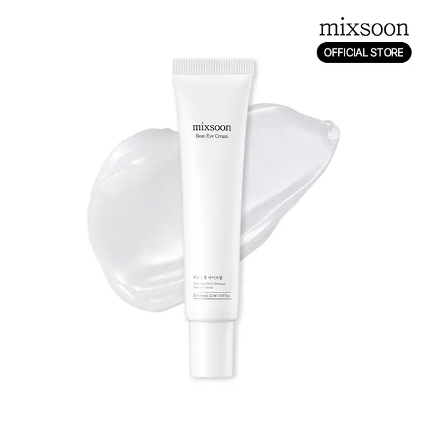 [mixsoon Official Shop] Bean Eye Cream 0.67 fl.oz / 20ml — Non-Sticky Eye Cream for Deep Hydration and Moisturizing Care, Korean Skin Care