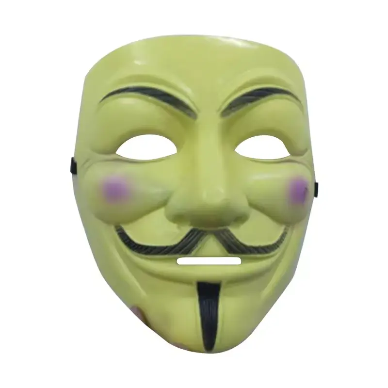 Movie Cosplay Hacker Mask Anonymous Guy Halloween Christmas Party Decoration Film Theme Mask Costume Cosplay Party Funny Mask