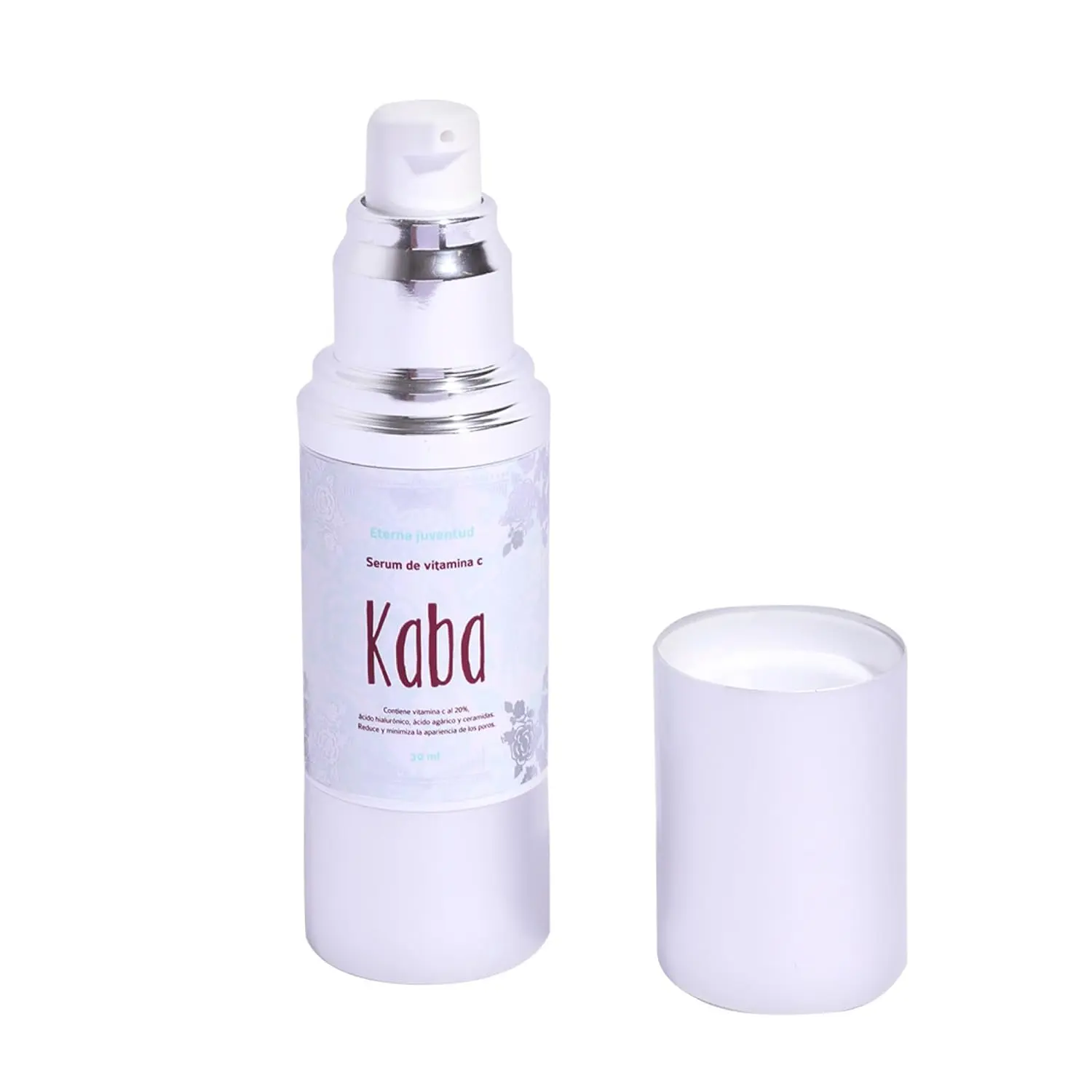 Kaba Vitamin C Serum for Face with Hyaluronic Acid, Hydrating & Brightening Serum for Dark Spots, Enhanced 20% Vitamin C, Boost Skin Collagen, Natural.