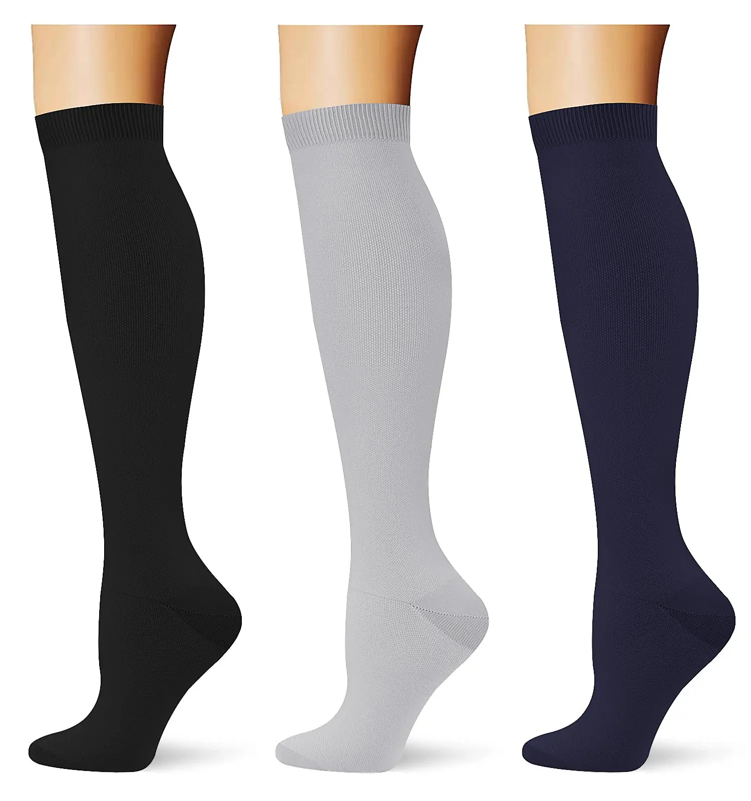 Sports Socks for Men Long Running Cycling Softball Baseball Athletic Socks Flight Socks For Men,3 Pairs