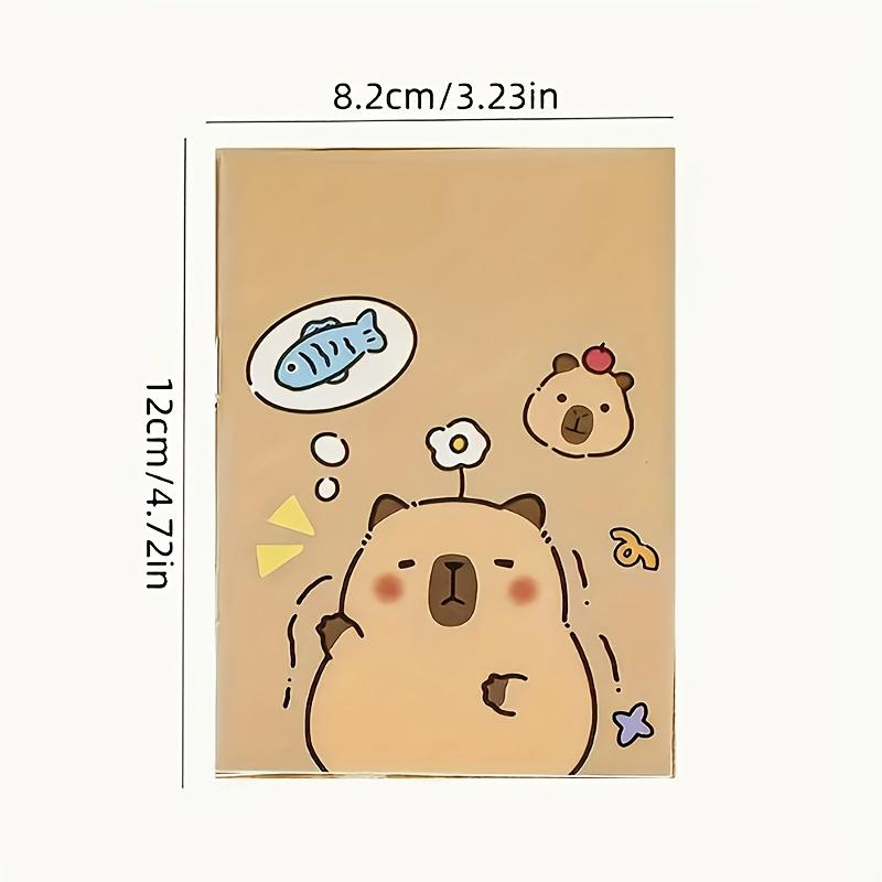 10pcs of Capybara-Themed Mini Pocket Notebooks, A7 Soft Cover Portable Diaries, Suitable for Office Use, To-Do Lists, Writing, And Note-Taking (Random Colors)