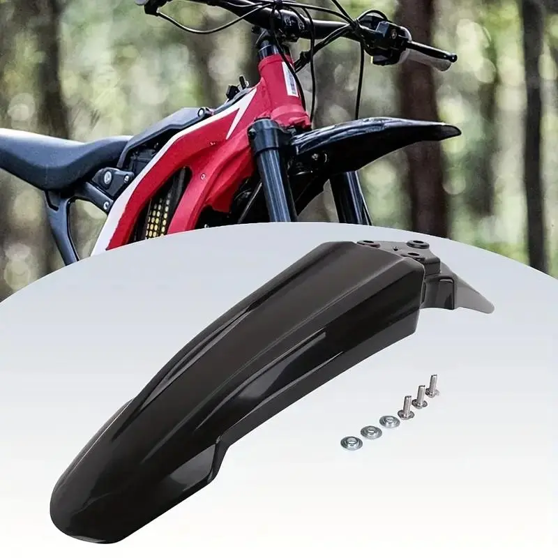 Motorcycle Front Fender Mudguard Replacement, Motorcycle Front Fender Mudguard for Surron Sur Ron LBX E-Ride Pro SR S SS 2.0 3.0 Segway X260 X160 Electric Dirt Bike, Motor Parts Accessories
