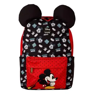 Loungefly Disney Mickey Mouse All-Over Print Nylon Full-Size Backpack