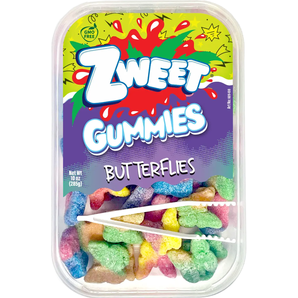 Gummy Butterflies Candy | 10 oz | Zweet