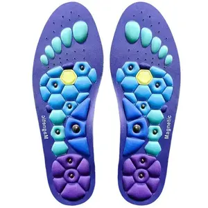 Insoles for Foot Pain Relief, Plantar Fasciitis, High Arch & Flat Feet Support, Shock Absorption, Reduces Fatigue, Comfort for Men & Women, Helps with Neuropathy, Swelling, Anxiety & Migraine Relief SoftAcupoint Massage Shock-AbsorbingOrthotic