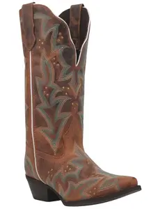 Laredo Women's Adrian Wide Calf Western Boot Snip Toe - 52412