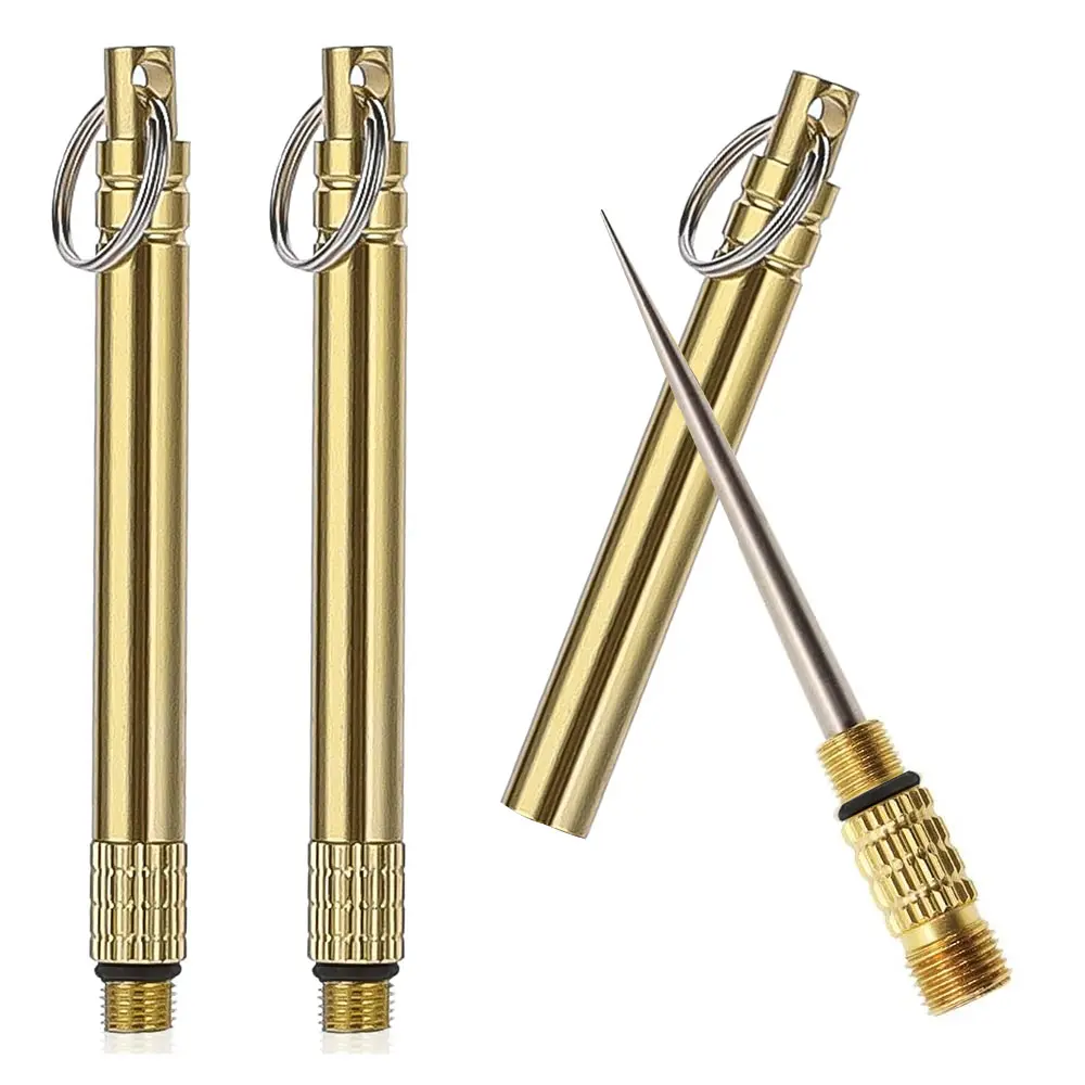 Portable Mini Titanium Toothpicks Holder, Stainless Steel Metal Toothpicks Reusable Toothpick for Home Outdoor