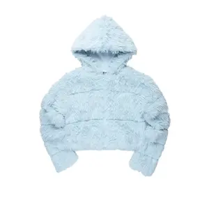 Kristin Baby Blue Fur Jacket Kristin Baby Blue Fur Jacket