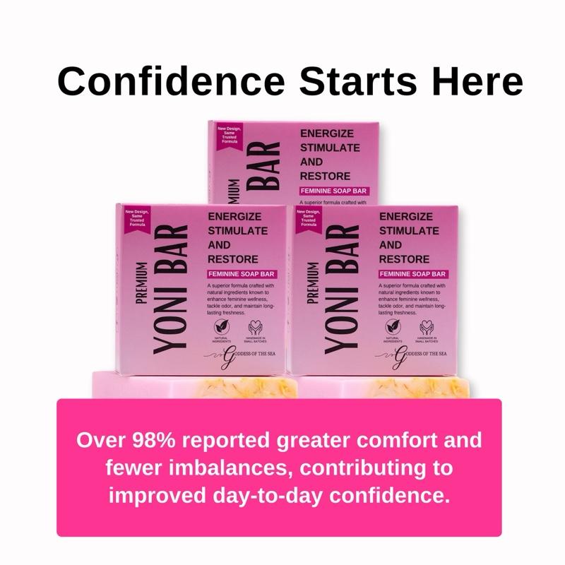 Premium Yoni Bar – Natural Feminine Care Soap for pH Balance, Odor Control & Hydration | Organic Herbal Ingredients | Gentle Yet Effective for Daily Intimate Hygiene | Handmade & Vegan
