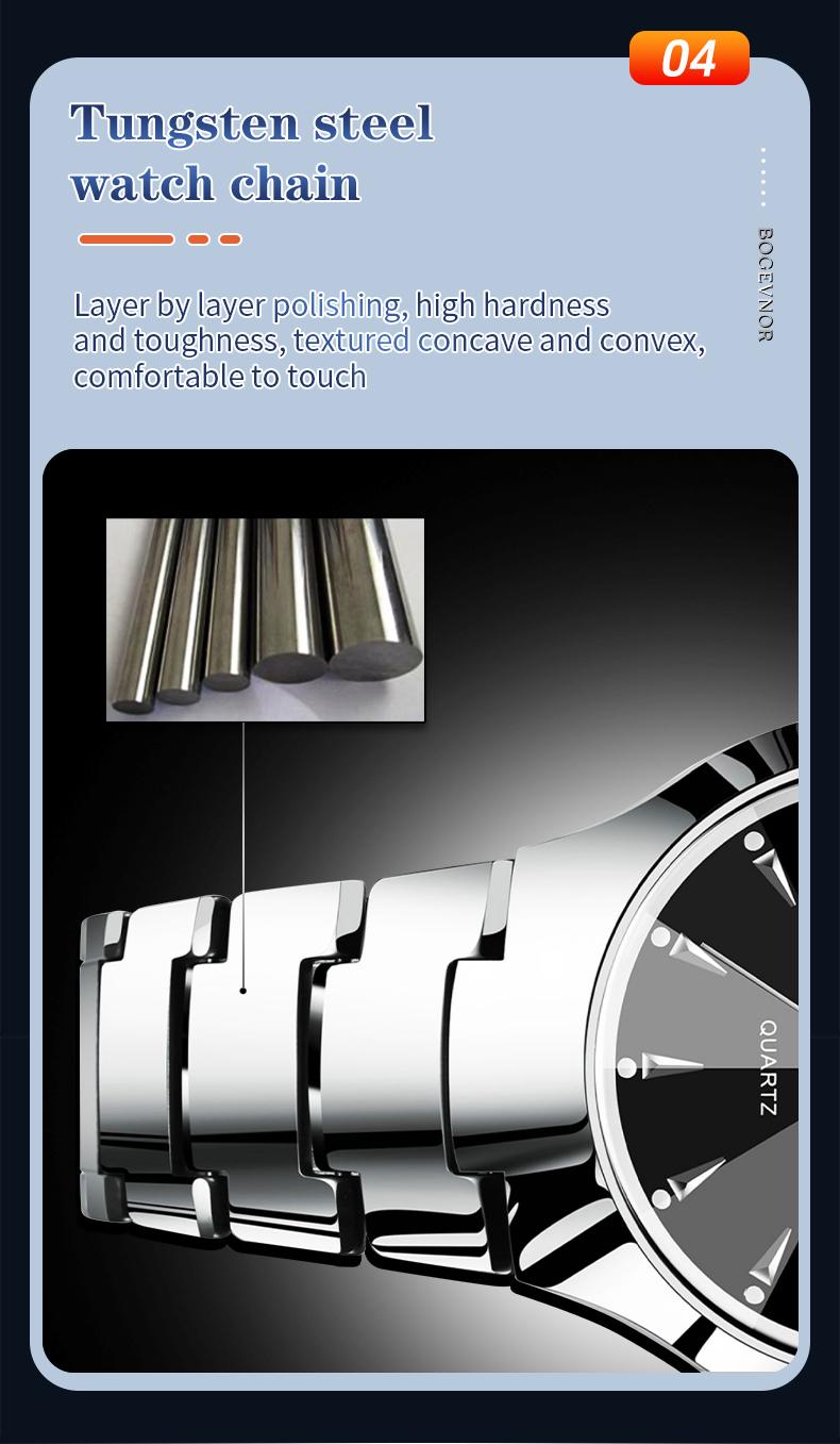 Men's casual and business round dial quartz watch, party fashion watch, daily clothing decoration, versatile trendy birthday gift watch