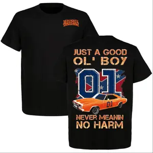 Dukes of Hazzard Just a Good Ol’ Boy 01 Retro T-shirt, General Lee 01 Retro Shirt, Perfect For Classic TV Lovers, Old School Style