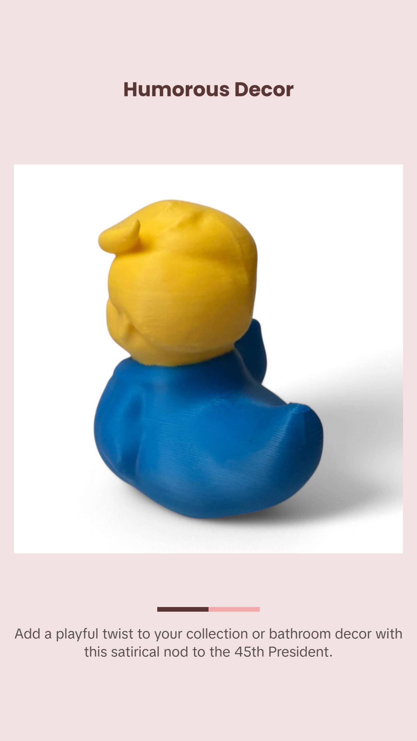 Trump Duck Duck - Original Product with Unique Design and Features Trump Duck Duck - Original Product with Unique Design and Features