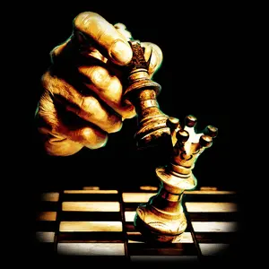 CHECKMATE 2 HALFTONE DTF TRANSFER FOR T-SHIRTS OR HOODIES