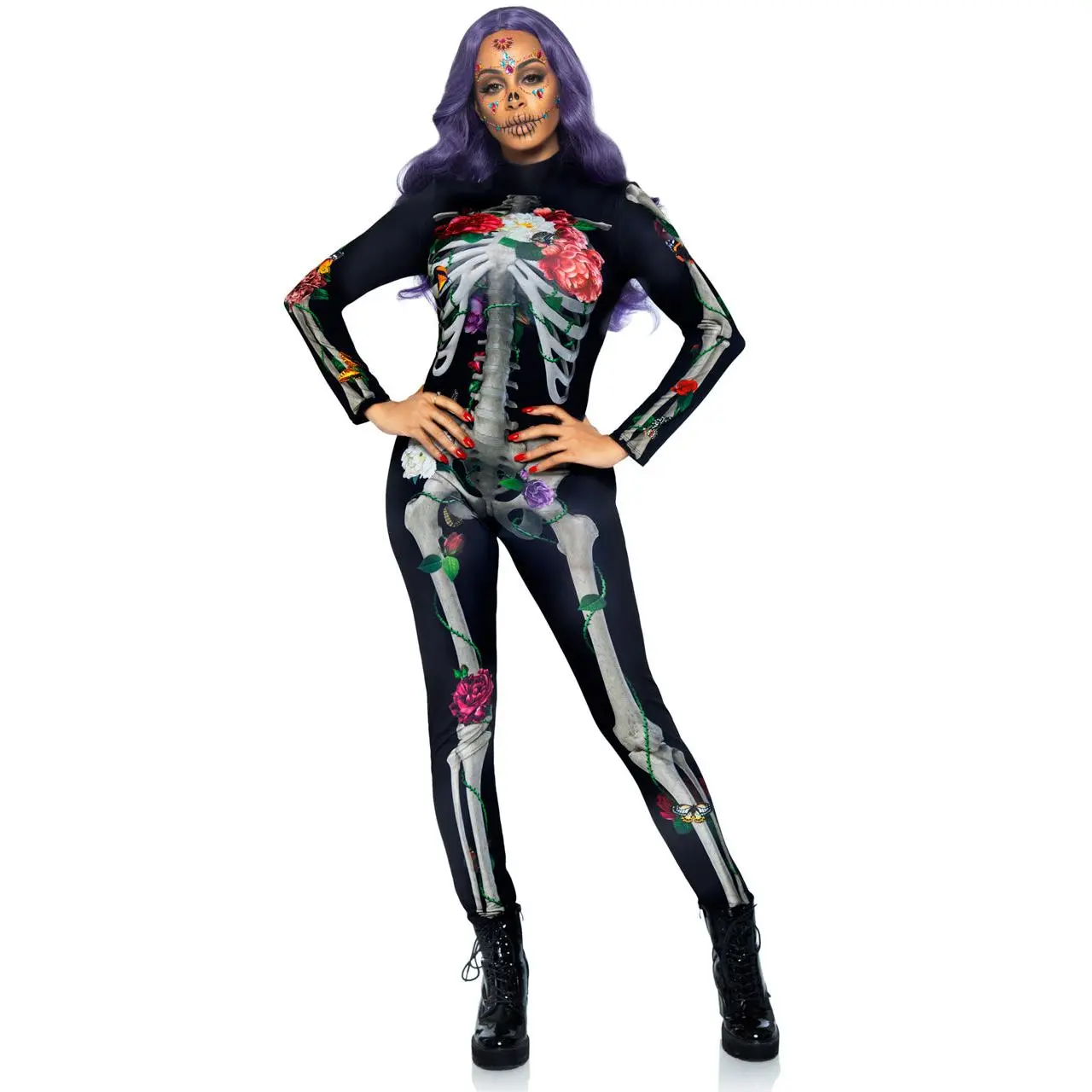 Floral Skeleton Costume