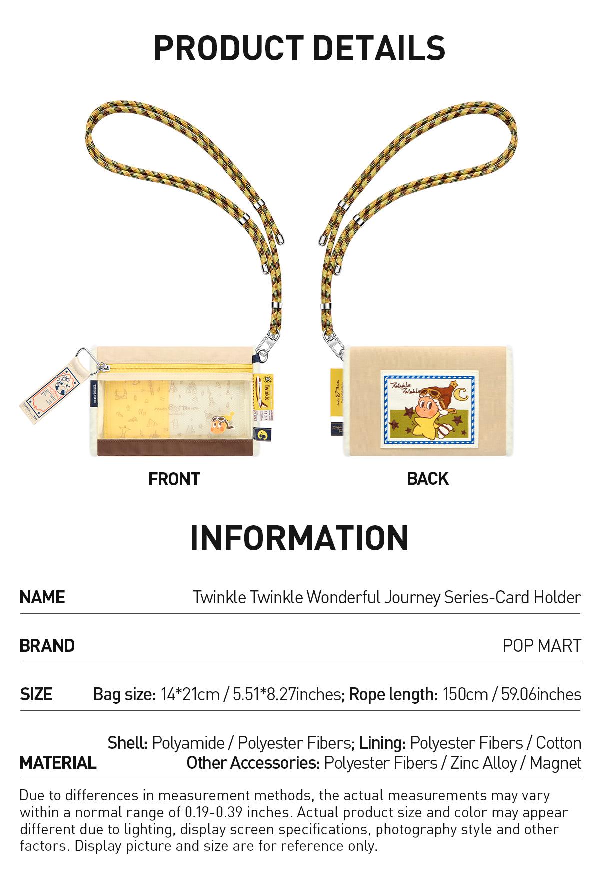 POP MART Twinkle Twinkle Wonderful Journey Series-Card Holder