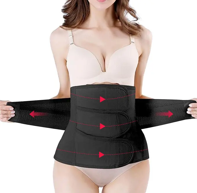 Postpartum Girdle C-Section Recovery Belt Belly Wrap Belly Band, Postpartum Belly Wrap Postpartum Belly Compression Band Abdominal Binder Shapewear Back Support