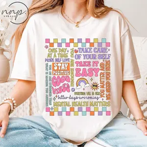 Mental Health Matters Shirt, It's Okay To Feel All The Feels Sweatshirt, Teacher Counselor ADHD Mental Health Awareness Emotions Feelings E