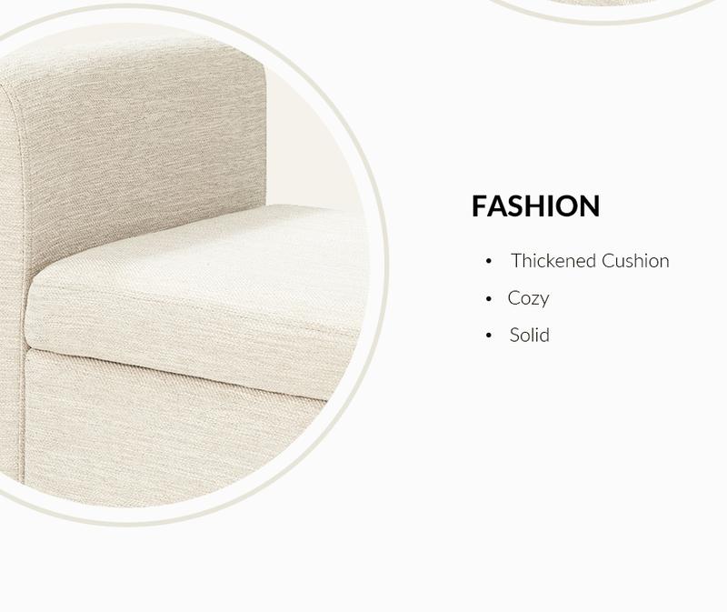 Hulala Benito 59.4" Wide End Of Bed Storage Couch Bench With Two Throw Pillows, Thick Foam Cushions, Comfort and Support, Stylish Storage Solution, Diverse Applicability, Suitable for Seniors to Sit on, Living Room Folding Storage Bench