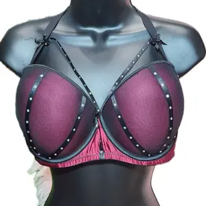 Abebi Push Up Bra - Purple Lace Design with Adjustable Straps for Enhanced Support and Comfort