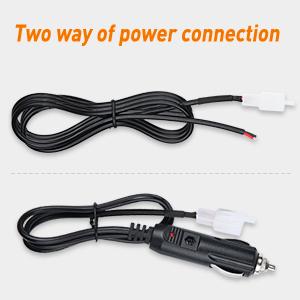 Nilight 4-pack LED strobe lights, 12V, sync function, amber/white, 24 LED hazard warning lights, with controller, can be hardwired or plugged in, suitable for cars, trucks, RVs, and campers. Product shown in the picture.