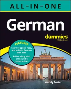 German All-In-One for Dummies (with Audio Online!) -- Wendy Foster, Paperback
