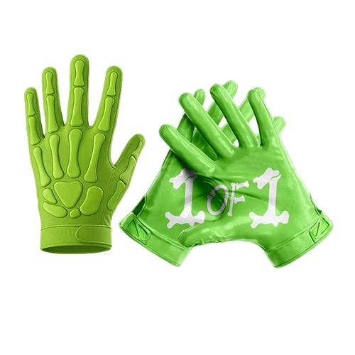 1 OF 1 BONE GLOVES - Ultra Grip Football Gloves - Superior Grip, Breathable Design, for All Weather Conditions