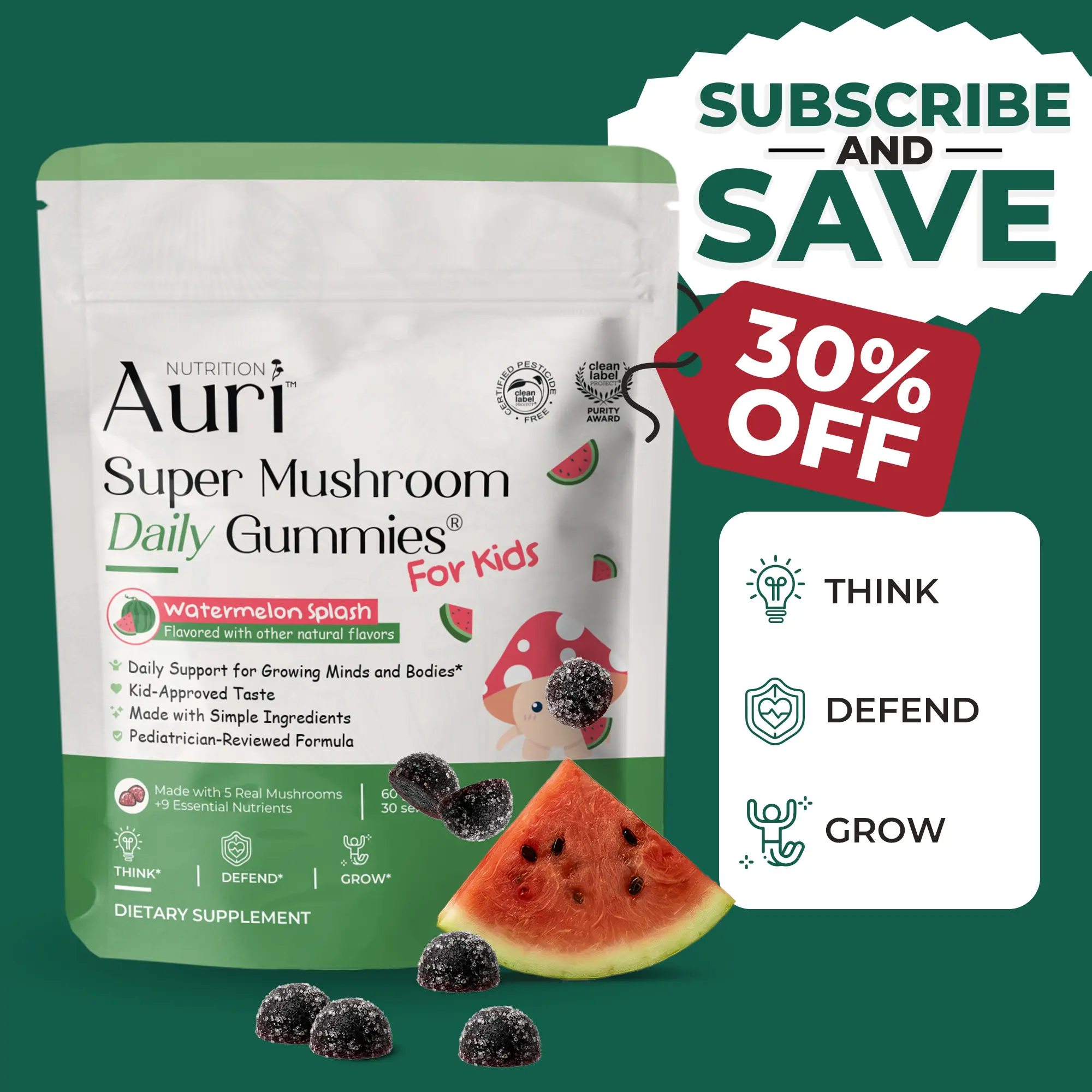 Super Mushroom Daily Gummies® for Kids