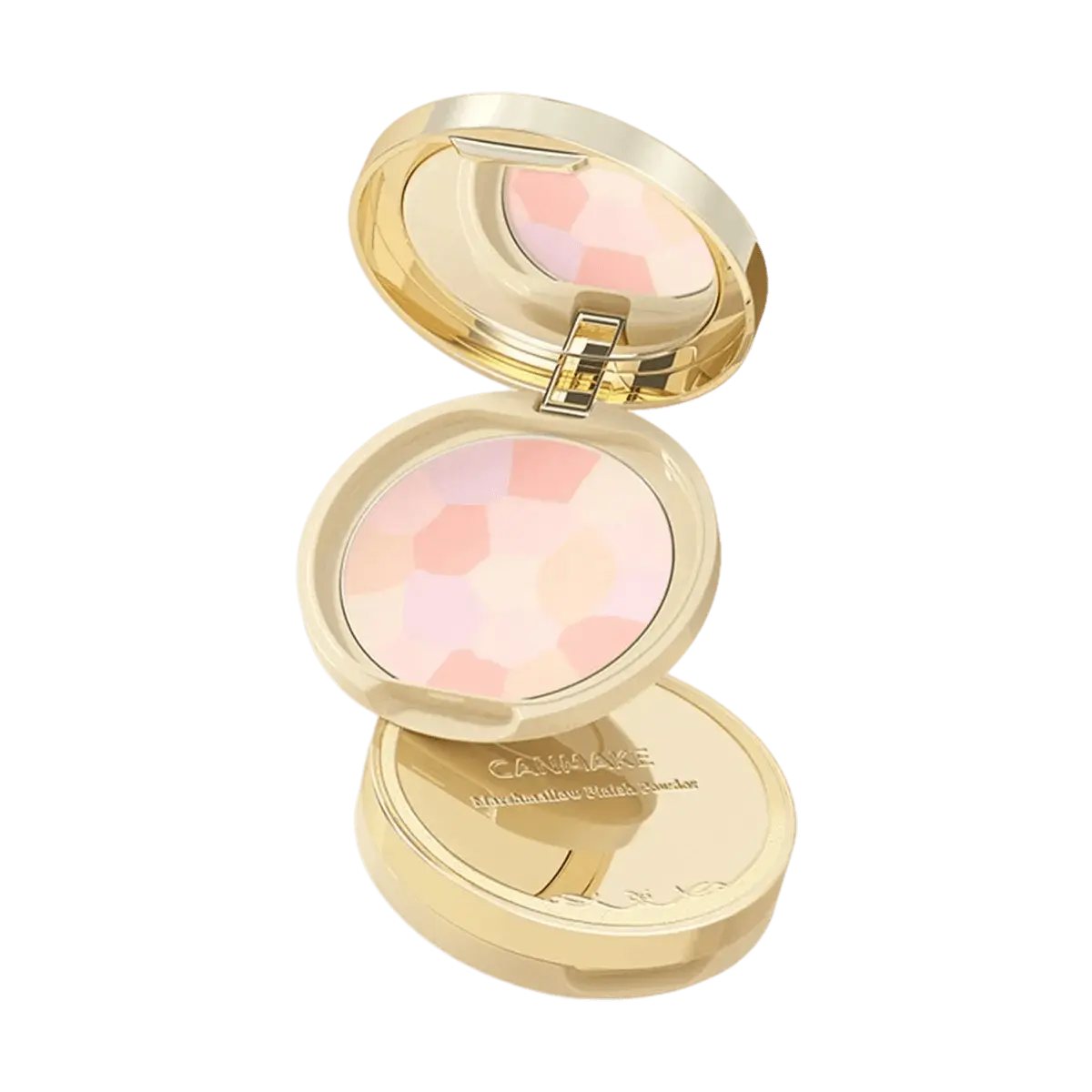 CANMAKE Tokyo Marshmallow Finish Powder - Oil Control, Long-Lasting Setting Makeup, 5 Colors, Soft Focus, Poreless, SPF19/PA++, 4g, Shade 02 Abloom, Matte Finish, Award-Winning @COSME