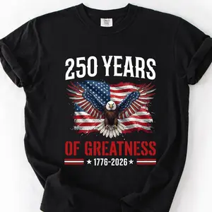 Comfort Colors® 250th Anniversary United States Shirt, Patriotic Eagle T-Shirt, America 1776–2026 Tee, Independence Day USA Shirt trending top