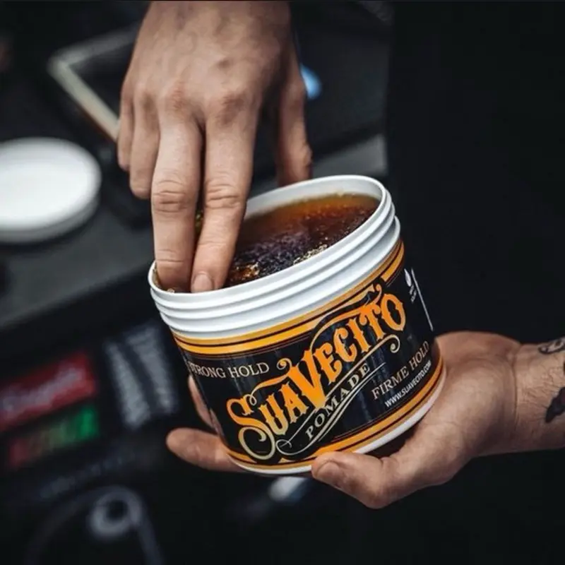 SUAVECITO Original Pomade, Strong Hold Hair Care Product for All-Day Styling and Long-Lasting Shine, 32oz Tub, Hair Care Products, Curly, Large Size, Normal, All-Day Hold, Any Hair Type