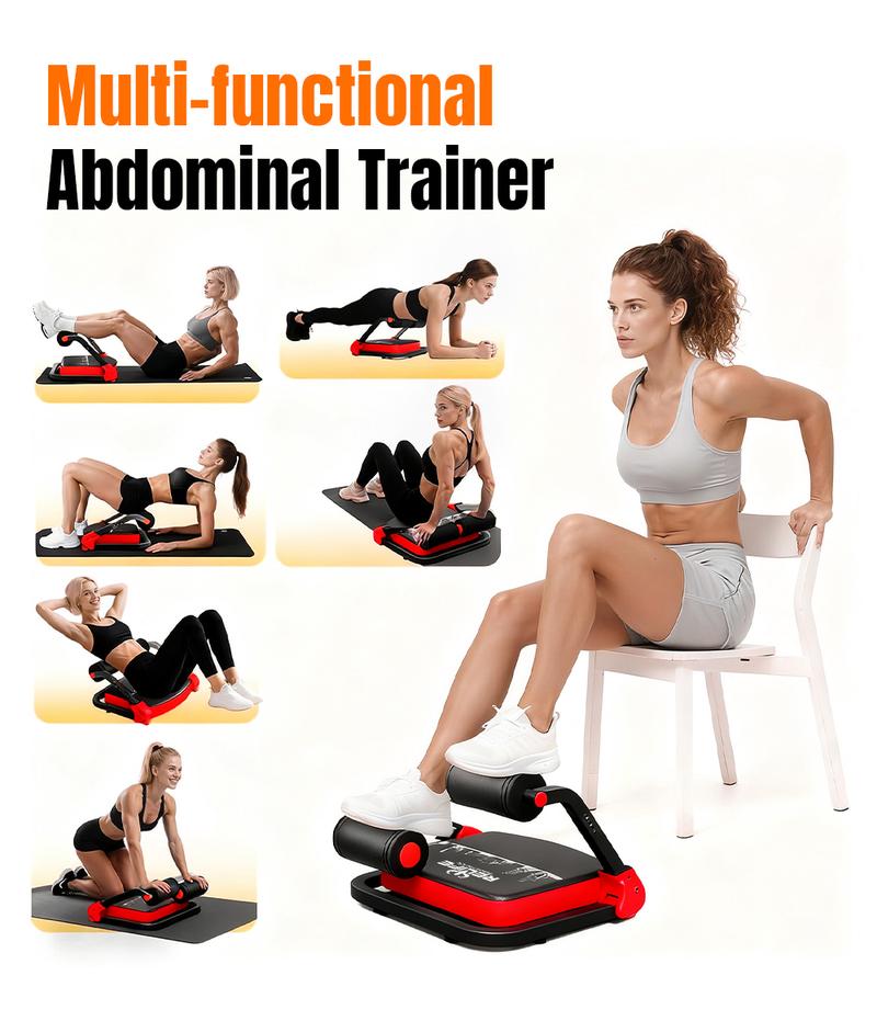 RELIFE REBUILD YOUR LIFE Sit-up Machine Ab Trainer, Ab Crunch Equipment for Core Workout, Home Gym Abdominal Crunch & Roll-Up Exercise Machine 330LBS RELIFE REBUILD YOUR LIFE Sit-up Machine Ab Trainer, Ab Crunch Equipment for Core Workout, Home Gym Abdominal Crunch & Roll-Up Exercise Machine 330LBS