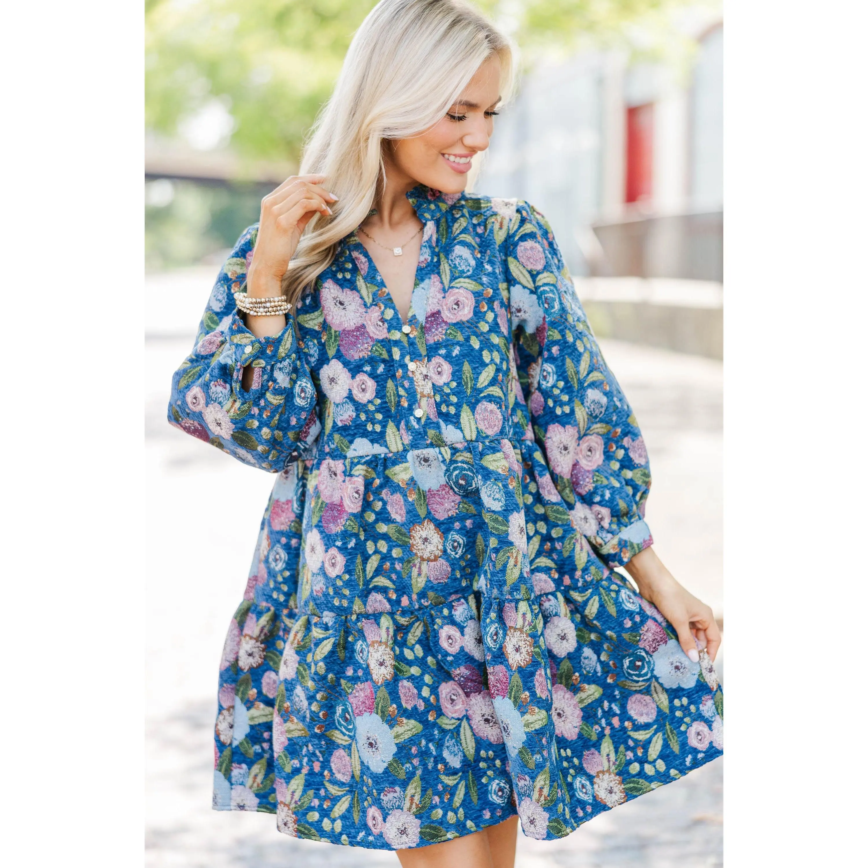 Sweet Little Things Navy Ditsy Floral Dress - TikTok Shop Sweet Little Things Navy Ditsy Floral Dress - TikTok Shop