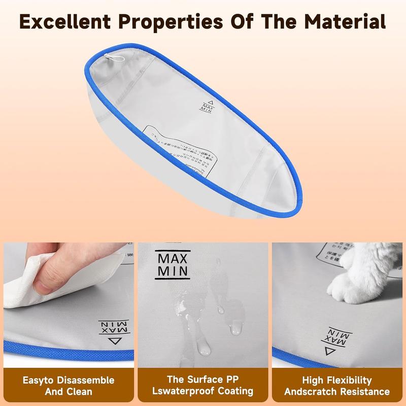 Self-Cleaning Litter Box Replacement Liners - Waterproof, Leak-Proof, 2 Pack (15x12 Inch)