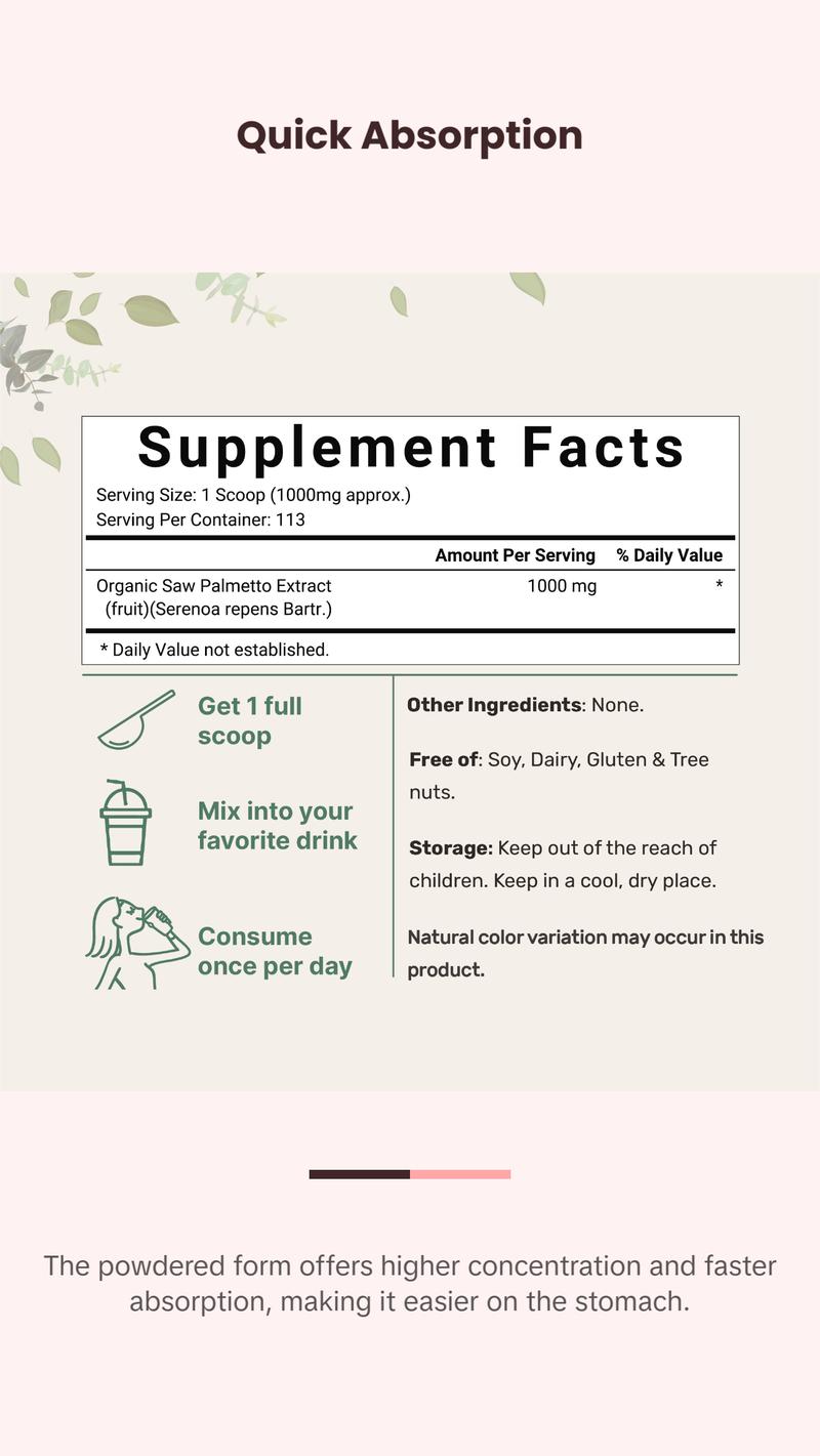 Micro Ingredients Organic Saw Palmetto Powder Micro Ingredients Organic Saw Palmetto Powder