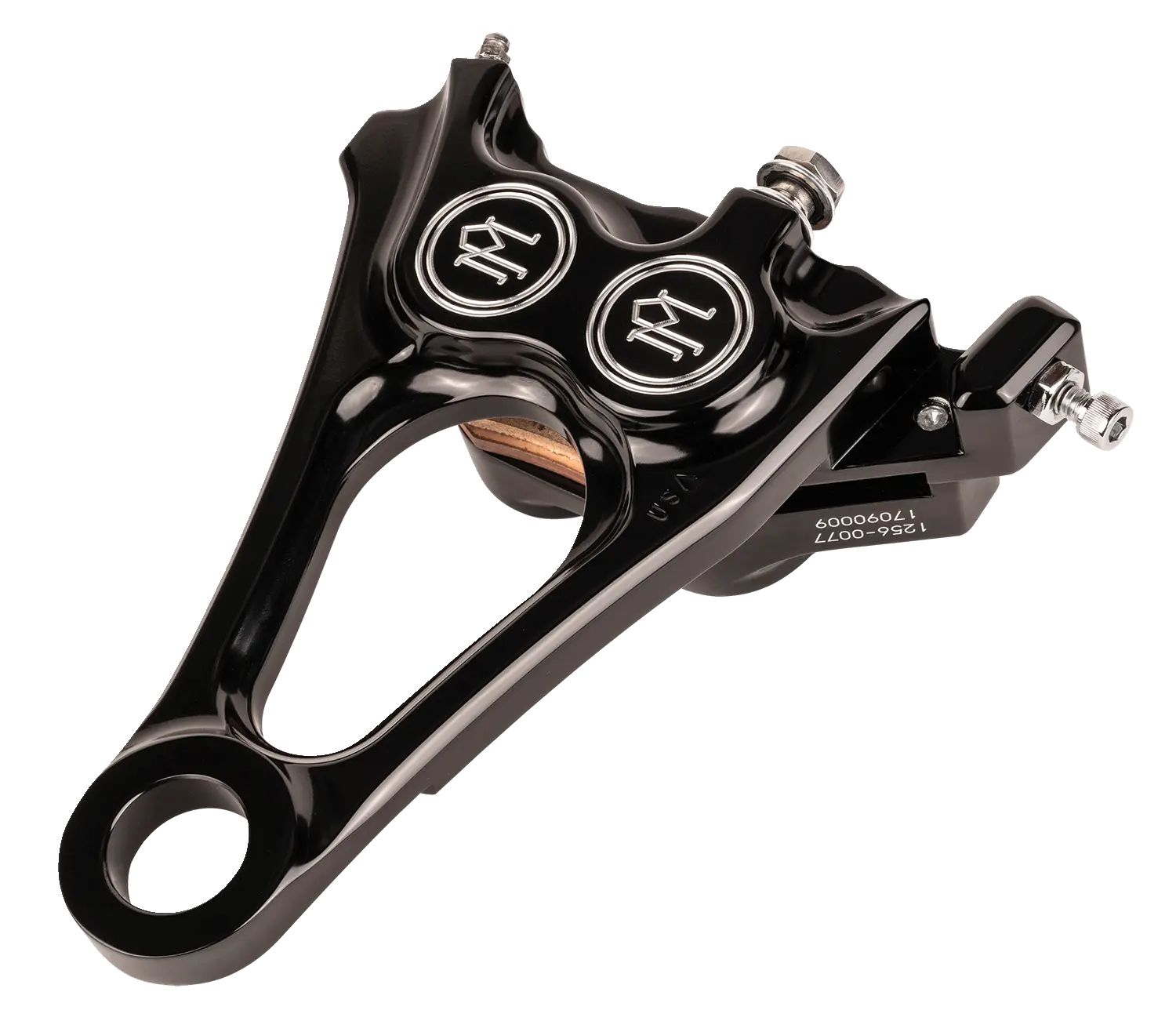 PERFORMANCE MACHINE (PM) 4-Piston Differential-Bore Rear Brake Caliper - Contrast Cut