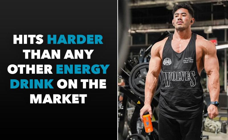 Gorilla Mind Energy Drink - Sugar Free Energy Drink - Gluten & GMO Free - 200mgs Caffeine with Nootropics - (Case of 12)