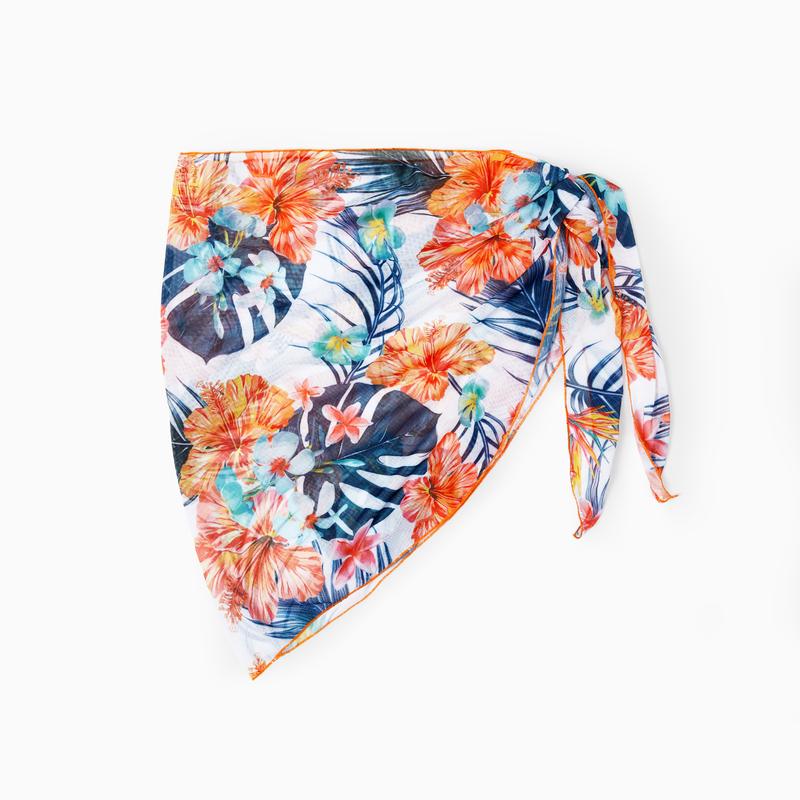 PatPat Blue Matching Couple Swimwear Bikini and Swim Trunks Set