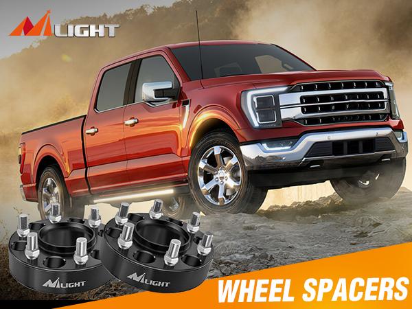 Nilight 6x135 Wheel Spacers for 2015-2022 Ford F150,1.5inch Wheel Spacers M14x1.5 Studs and 87.1mm Hub Bore Compatibility with 2015 2016 2017 2018 2019 2020 2021 2022 Expedition Navigator-4pcs