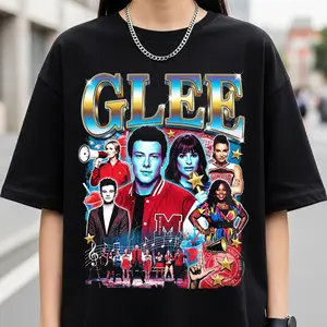 Glee Inspired Music TV Show Fan Gift T Shirt Unisex Retro Graphic Tee