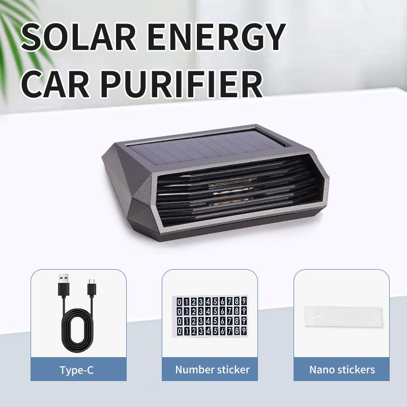 Joytutus Solar-Powered Car Air Purifier with USB Charging & Ozone Odor Elimination Portable HEPA Filter-Free Ionizer for Pet Odors VOC Oxygen Bar Ozone Generator Smoke Remover Joytutus Solar-Powered Car Air Purifier with USB Charging & Ozone Odor Elimination Portable HEPA Filter-Free Ionizer for Pet Odors VOC Oxygen Bar Ozone Generator Smoke Remover