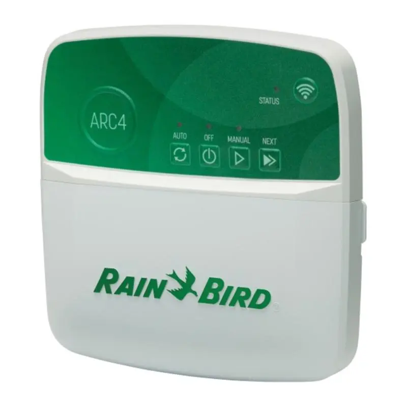 Rain Bird 7062616 Smart Wi-Fi Programmable 4-Zone Garden Water Timer Controller - Outdoor Garden Accessories, 4 Programs, Water Conservation Feature, Multi-Color LED Display Screen, Remote Access, Zone Control Wi-Fi Timer
