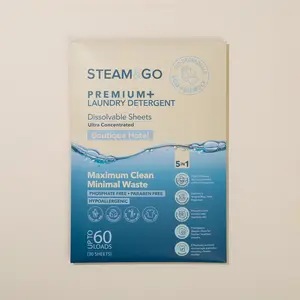 Steam and Go Premium+ Laundry Detergent Sheets