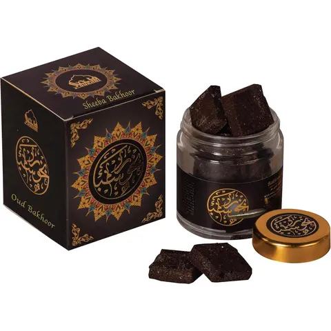 Dukhni Bakhoor Sheeba 40g Handmade Jar - All Natural Cruelty-Free Traditional Yemeni Earthy Woody Incense, Blueberry (Berry & Rose) Fruity Scent, Arabic Oudh, Nutmeg, Cinnamon, Burn on Charcoal, Casual Daily Home Fragrance Supply