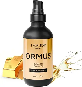 Ormus Gold Oil Monoatomic 4oz – Mineral Rich Liquid Gold with Platinum & Iridium, Non-Chemical Extraction Formula, Trace Mineral Supplement for Wellness, Focus, Energy & Mind Clarity Support
