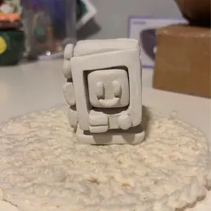 BMO Clay Figurine- Home Made Air Dry Clay